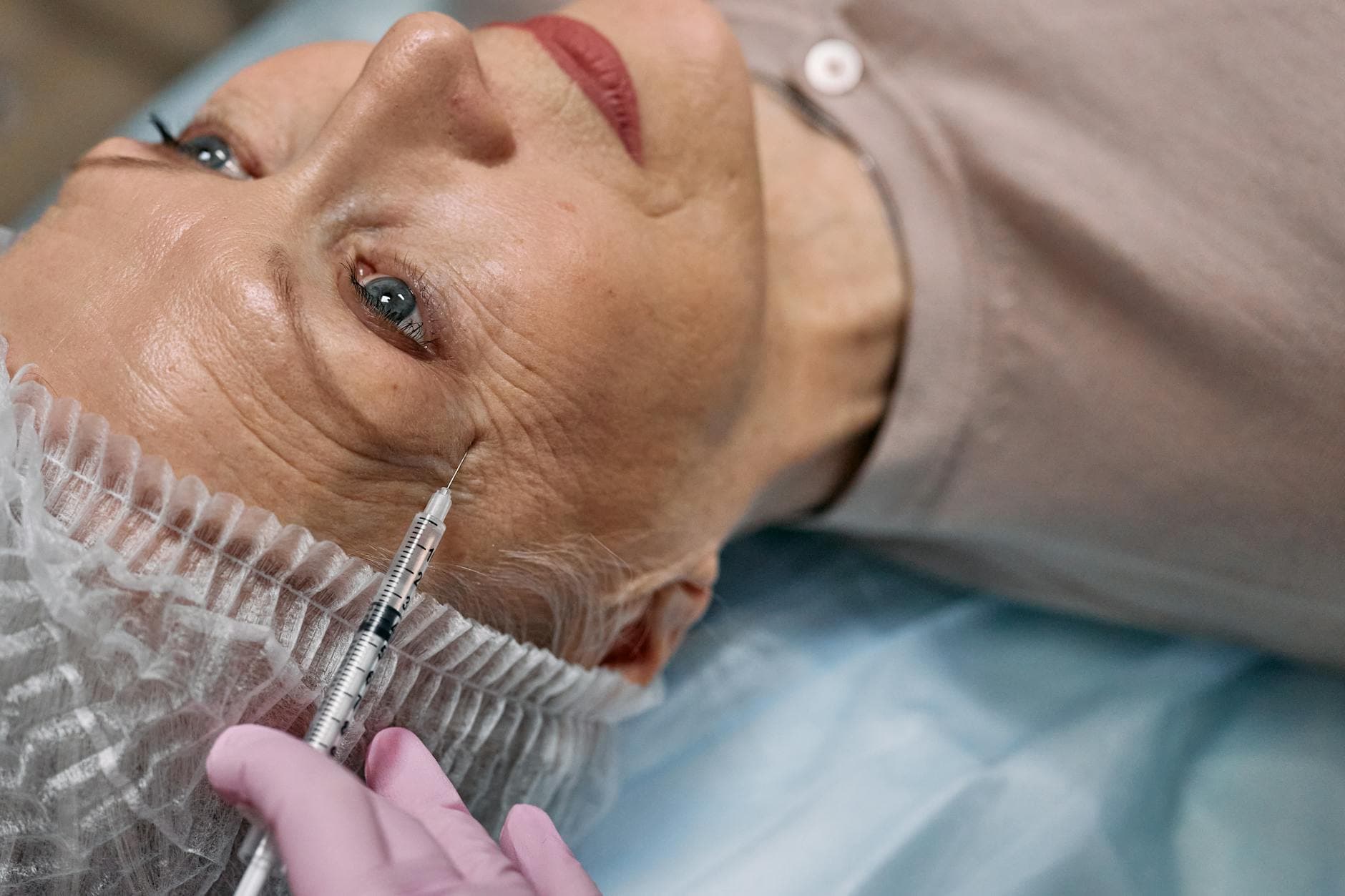 Woman receiving treatment